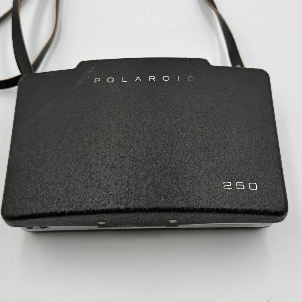 Vintage Polaroid Automatic 250 Land Camera Case Manual Untested 1967 USA